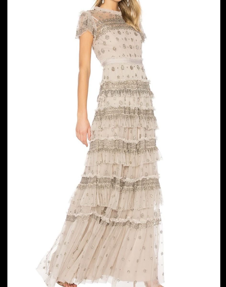 Kleider: Needle & Thread Kleid, grau, Grösse 36 – Gebraucht aus Bennau von Tizirohrer 2