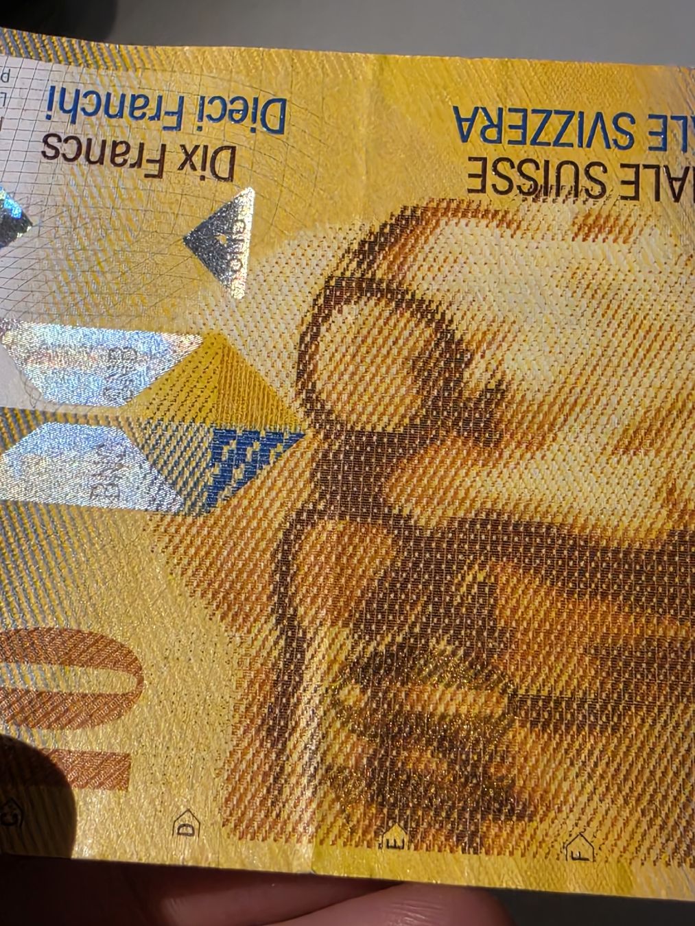Billets de banque: Billet de 10 francs suisses 2013 – D'occasion à Meyrin par Flurrio 2