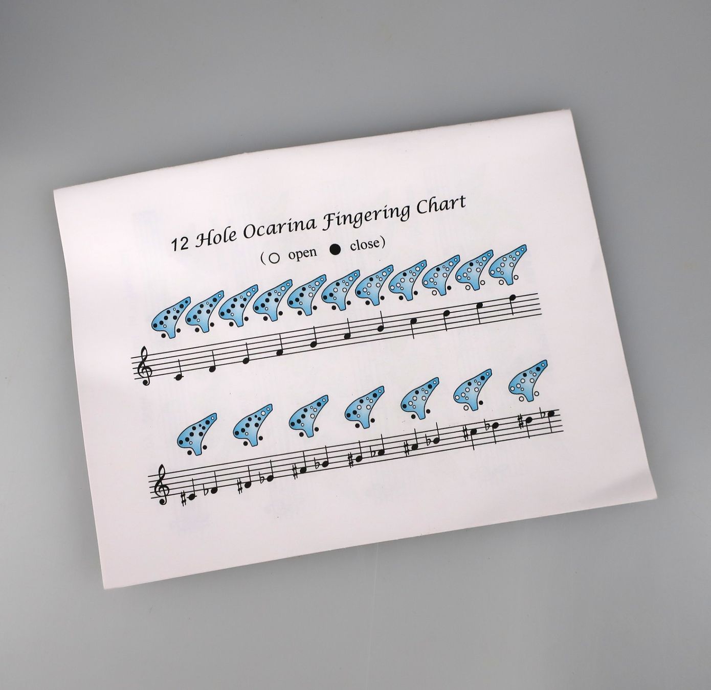 Strumenti musicali: Dunkelblaue Okarina Ceramic 12-Loch – Usato da Volketswil venduto da brockipfannenstil 8