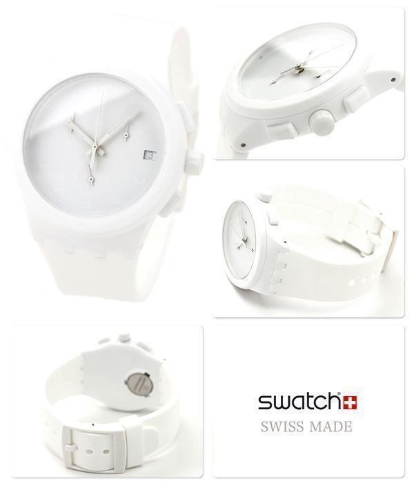 Swatch Orologi: Basic White Swatch Chrono - ungetragen – Nuovo (secondo la descrizione) da Wettswil venduto da rotonda 5