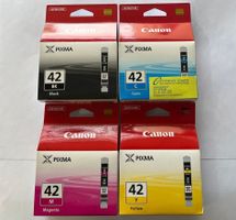 4 Stk. CLI-42 Patronen zu Canon PIXMA PRO-100, PRO-100S