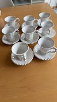 8 antike Espresso-/Mokkatassen d.Manufaktur E. Tessier