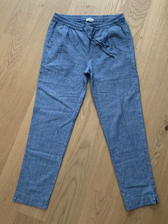 Hosen von Grüne Erde, Chambray-Stoff, Grösse 36 Baumwolle