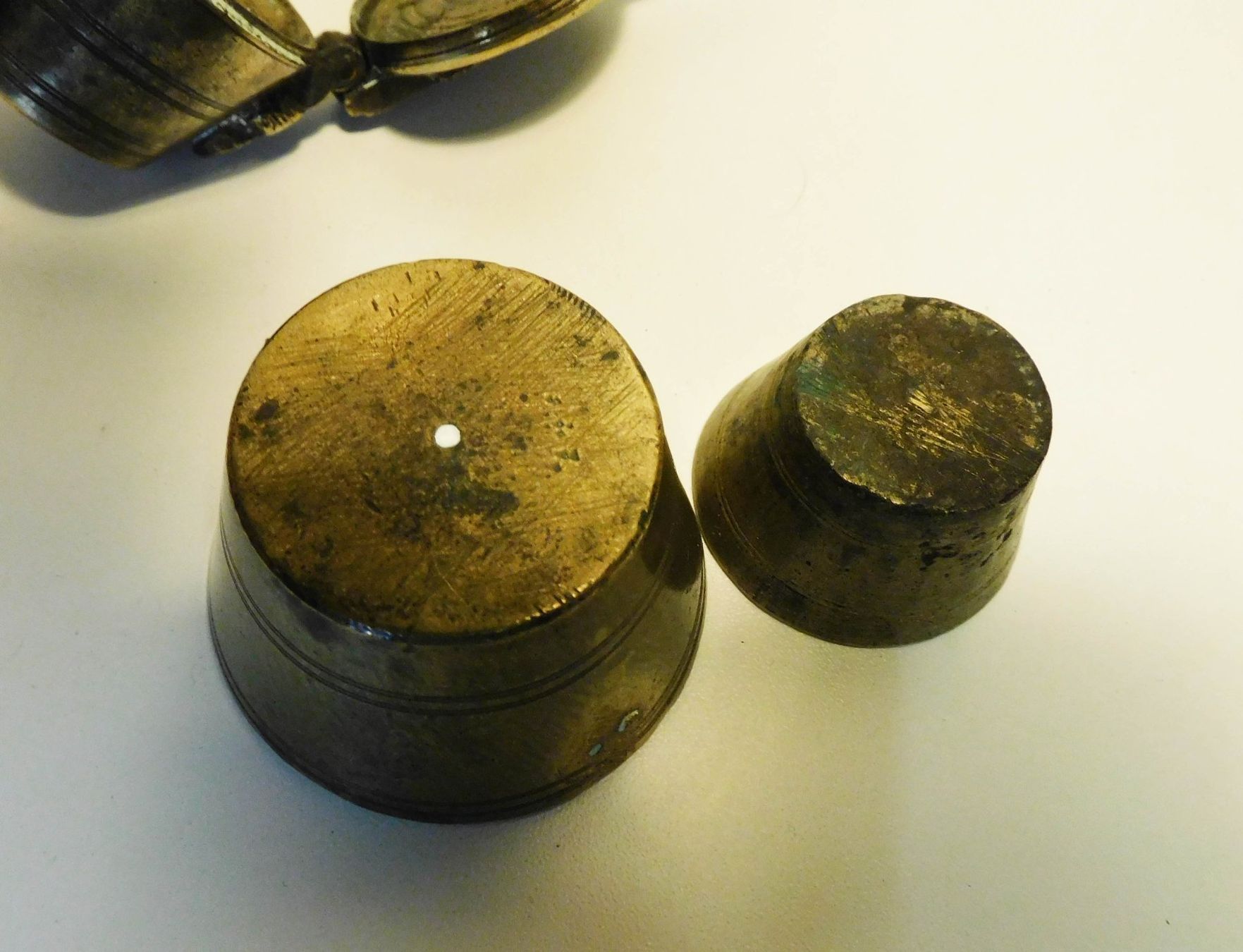 Bilance e pesi: Gewichte kleine messing antike Gewichte  de – Usato da Sursee venduto da 76 2