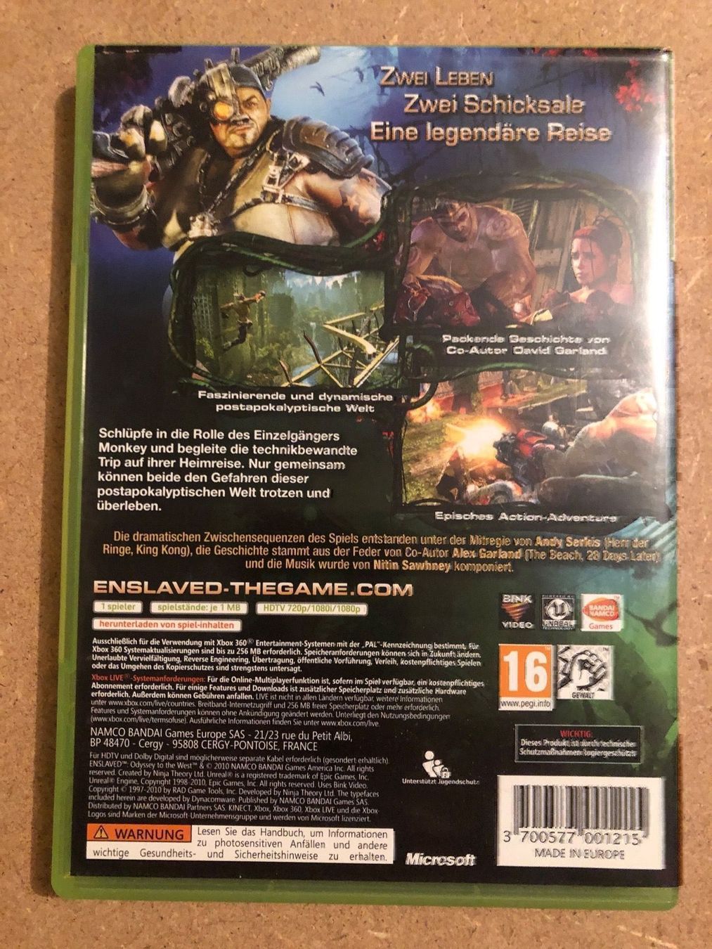 Giochi: Enslaved für Xbox 360 – Usato da Kestenholz venduto da Mad18 1