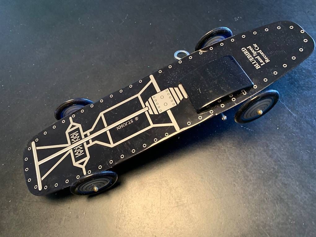 Modellautos: "Bluebird" Record Racer, Blechmodell – Neu und originalverpackt aus Zürich von Mordes 2