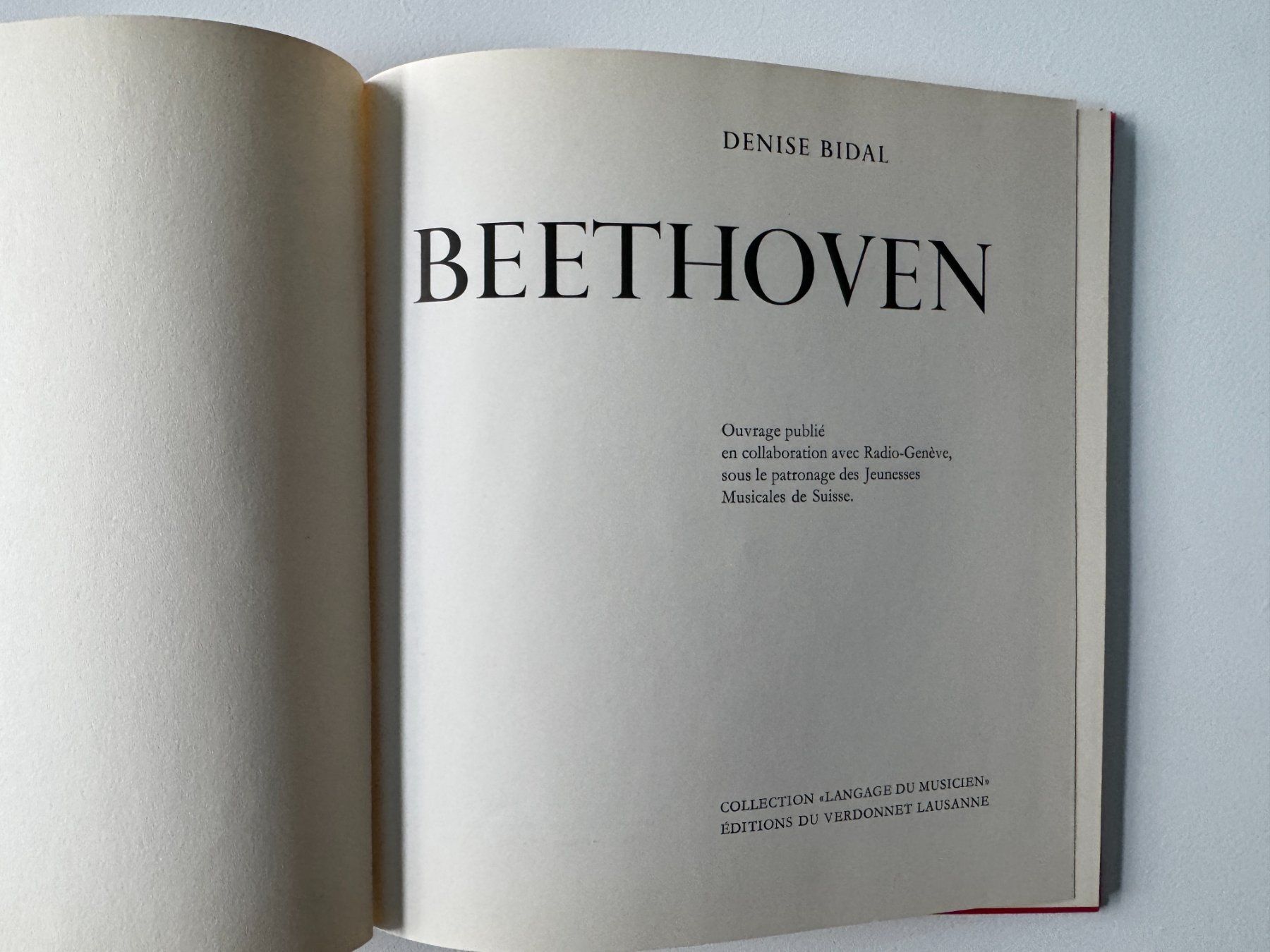 Bücher: Beethoven par Denise BIDAL – Gebraucht aus Basel von Kornblumen 1