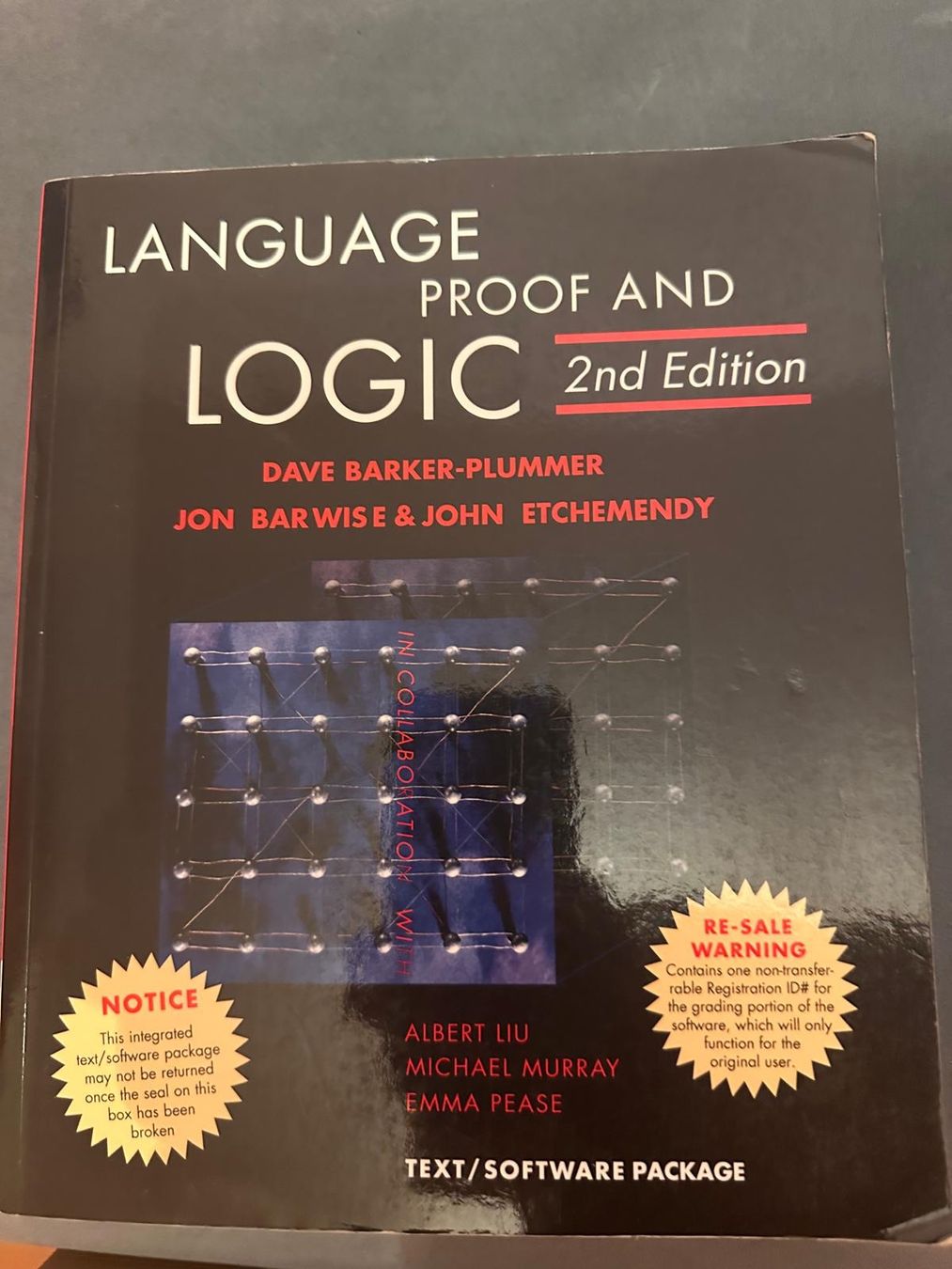 Libri: Language Proof and Logic – Barker-Plummer et al. 2nd Ed – Usato da Zürich venduto da Sanderdh