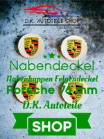 Porsche Nabendeckel Nabenkappen Felgendeckel Silber 76 mm