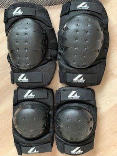 CKE Knieschoner Set Kinder 3-8 Jahre - 7-teilige Schutzausrüstung Für Skateboard & Rad