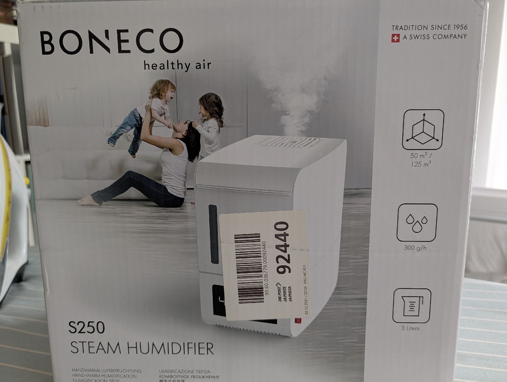 Boneco Luftbefeuchter: Boneco S250 Dampf Luftbefeuchter – Gebraucht aus Höchstetten von eaglehasle