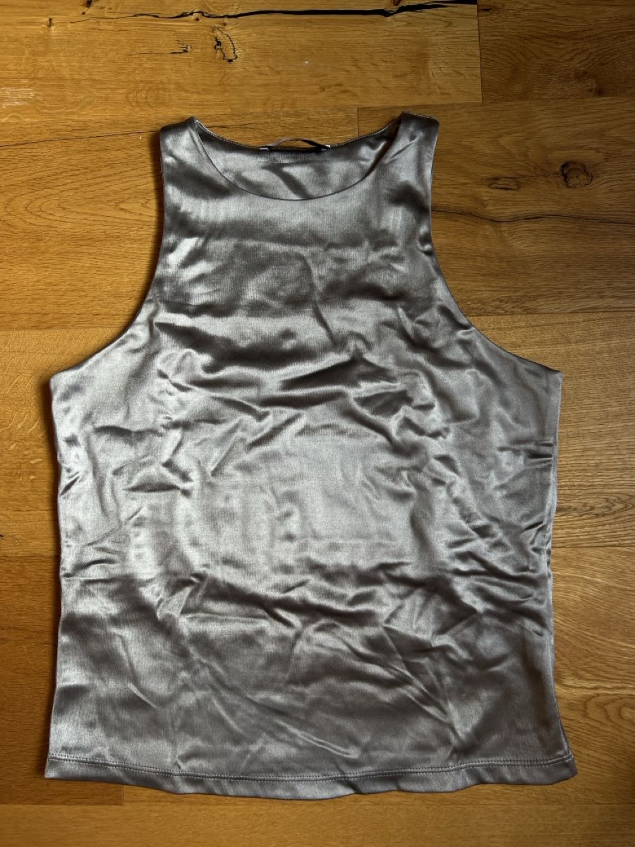 Mango Tops: Mango Tanktop in Silber – Gebraucht aus Näfels von nat_y6ms 1