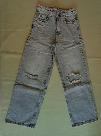 Coole Jeans im Wide Leg Schnitt, Grösse 152