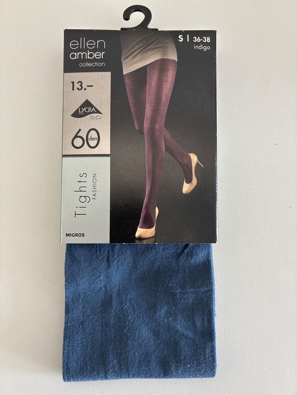 Ellen Amber Calze & Collant: Strumpfhose, indigo in Grösse S, 60 den – Nuovo e nell'imballaggio originale da Eggenwil venduto da mic_b5l2