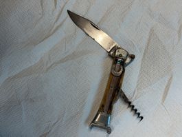 antikes Jadgmesser mit Zapfenzieher