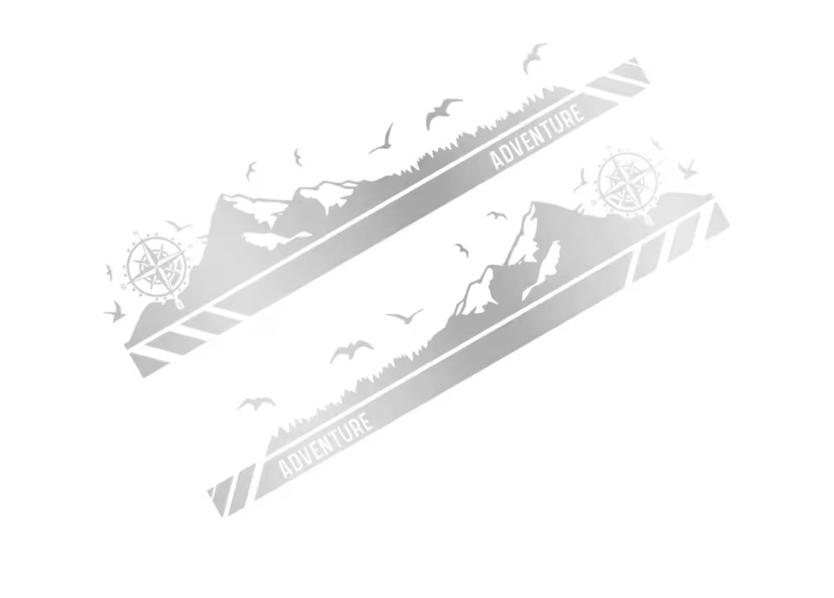 Sticker: Adventure Auto Aufkleber Set, Berge, Neu – Nuovo e nell'imballaggio originale da Luzern venduto da Purple_Rose01