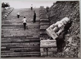 China: Foto 1967 - von Roten Garden zerstörtes Kunstdenkmal