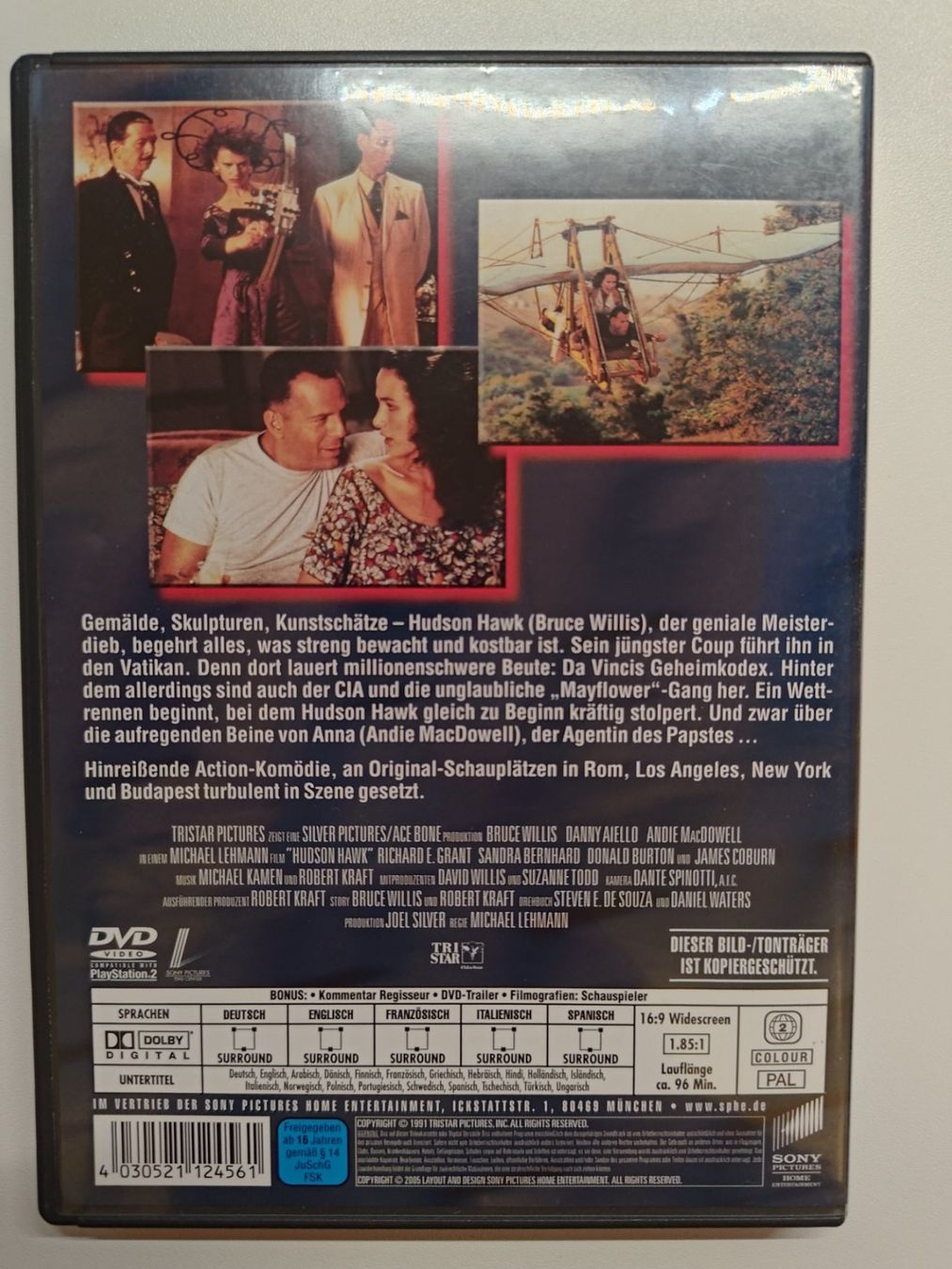Tous les DVDs: Hudson Hawk - Der Meisterdieb – D'occasion à Liestal par Kratzilla 2