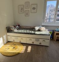 Letto bambini / Kinderbett mit Bettkasten und Rausfallschutz