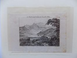 Lauerzersee Mythen Kupferstich