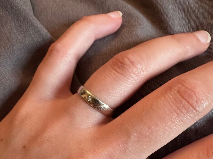 Anelli: Weissgold-Ring / Verlobungsring – Usato da obermumpf venduto da meinalem 2