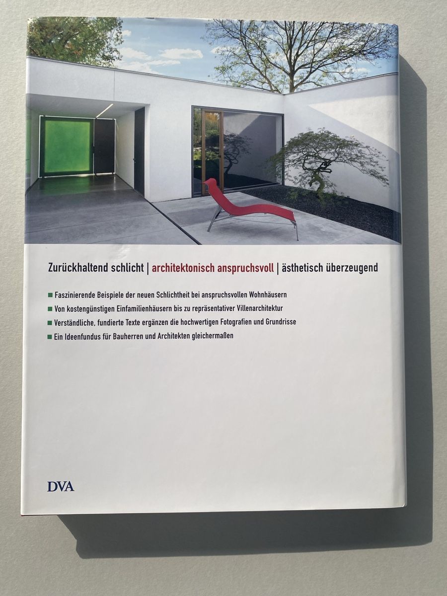 Libri: Purissimo Architecture Book Minimalist HOMES Wohnhäuser – Usato da Zürich venduto da lesgarcons 5