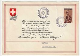 Soldatenmarken: Weihnachtsbrief General Guisan 1944, Oberhof