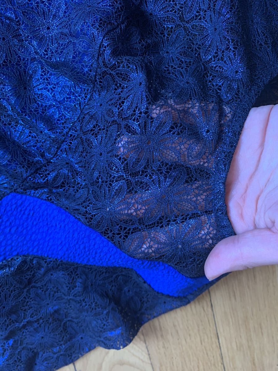 Sandro Kleider: Robe en dentelle bleu violet Sandro – Gebraucht aus Genève von rez_c6c6 2