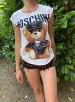  Moschino maglietta di cotone con orso -tgS/M