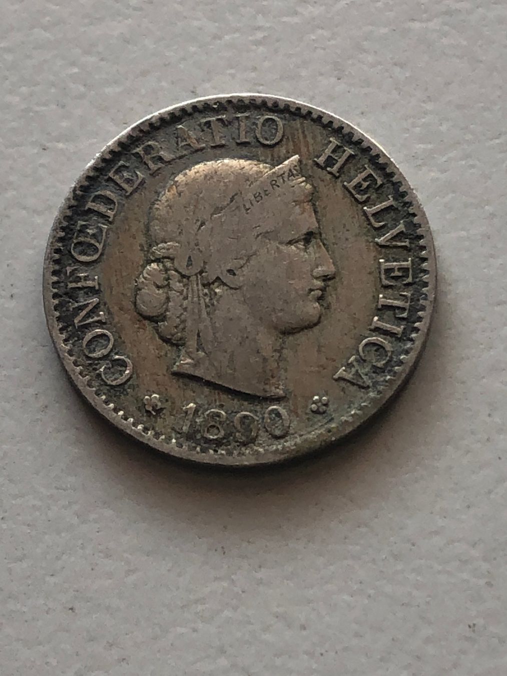 Tutti le monete: 5 Rp. 1890 – Usato da Schötz venduto da Odpa