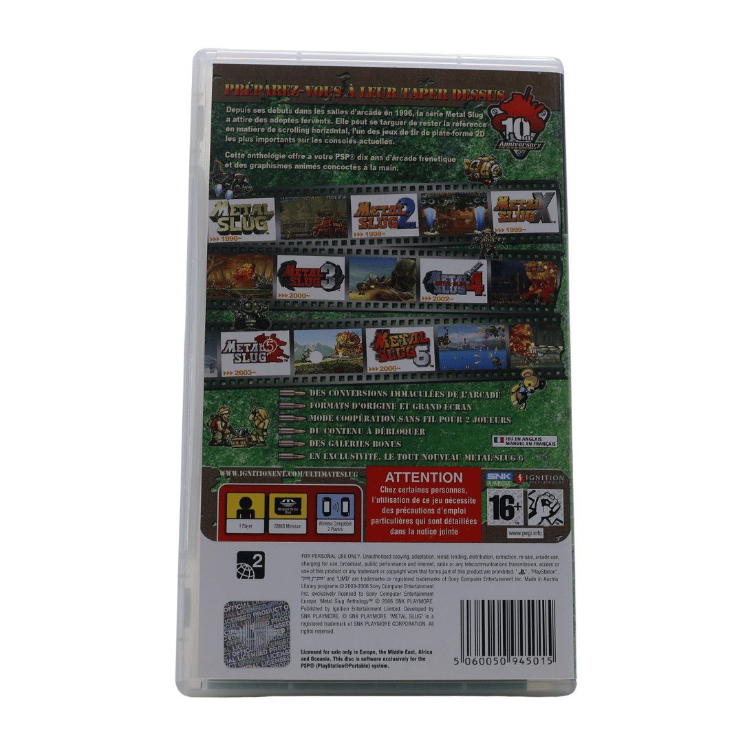 Giochi: Metal Slug Anthology - PSP – Usato da Paudex venduto da dindeboy 1