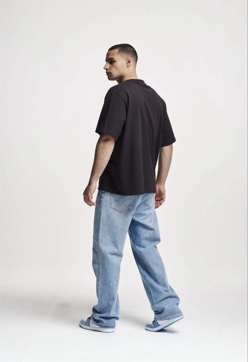 Jeans: Basic Washed Baggy Jeans - light blue – Usato da Münchenbuchsee venduto da nia_w9q5 1