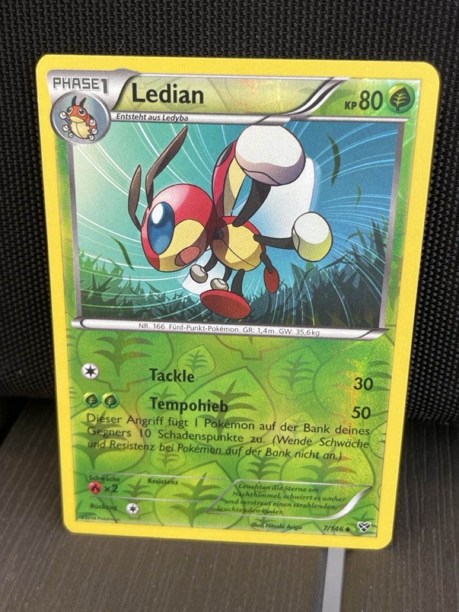 Pokémon Carte collezionabili: Ledian 7/146 XY Base – Usato da Hugelshofen venduto da Suimosa