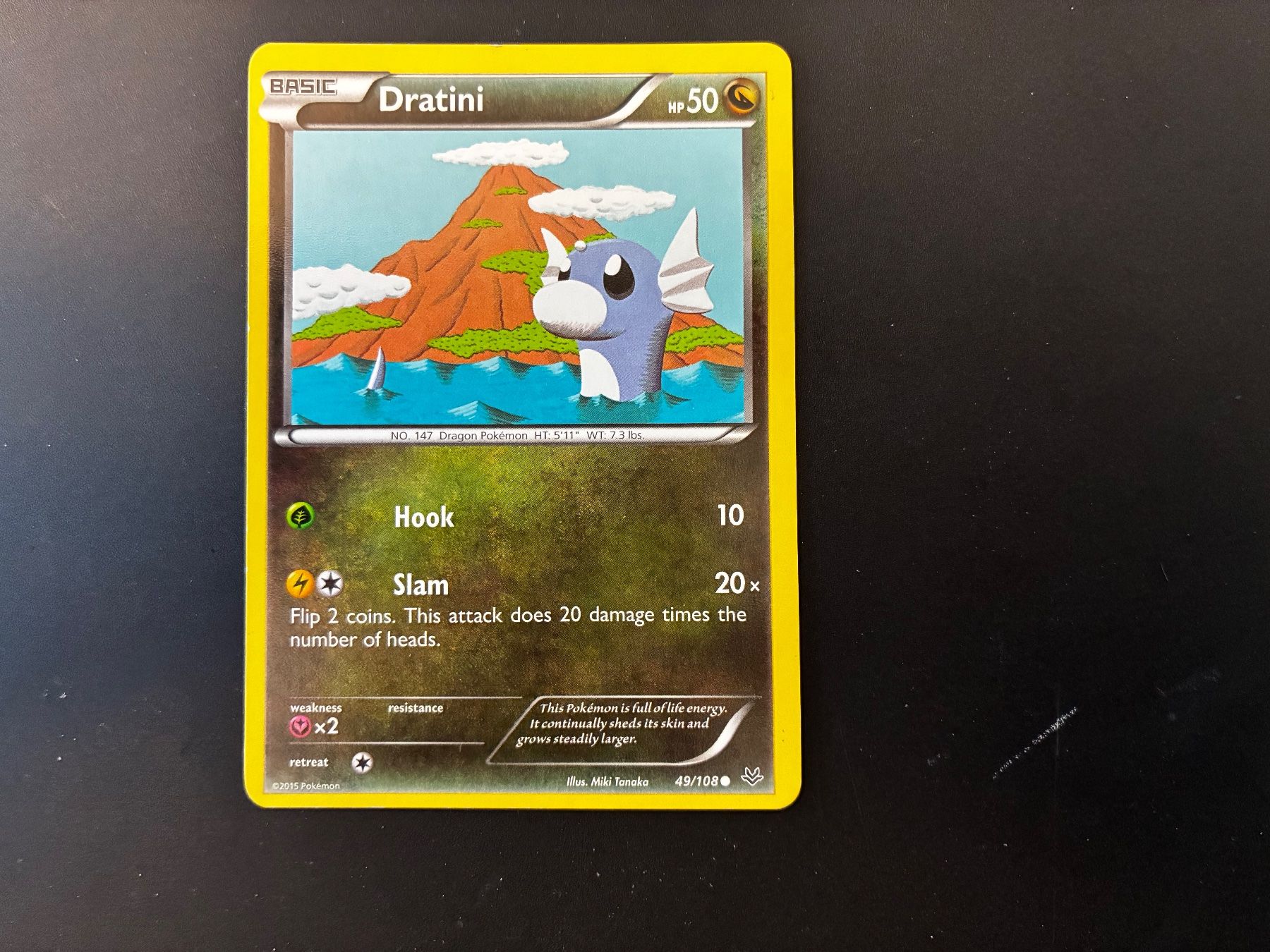 Pokémon Carte collezionabili: Dratini 49/108 - Roaring Skies - en – Nuovo (secondo la descrizione) da Hütten venduto da yve_tf69