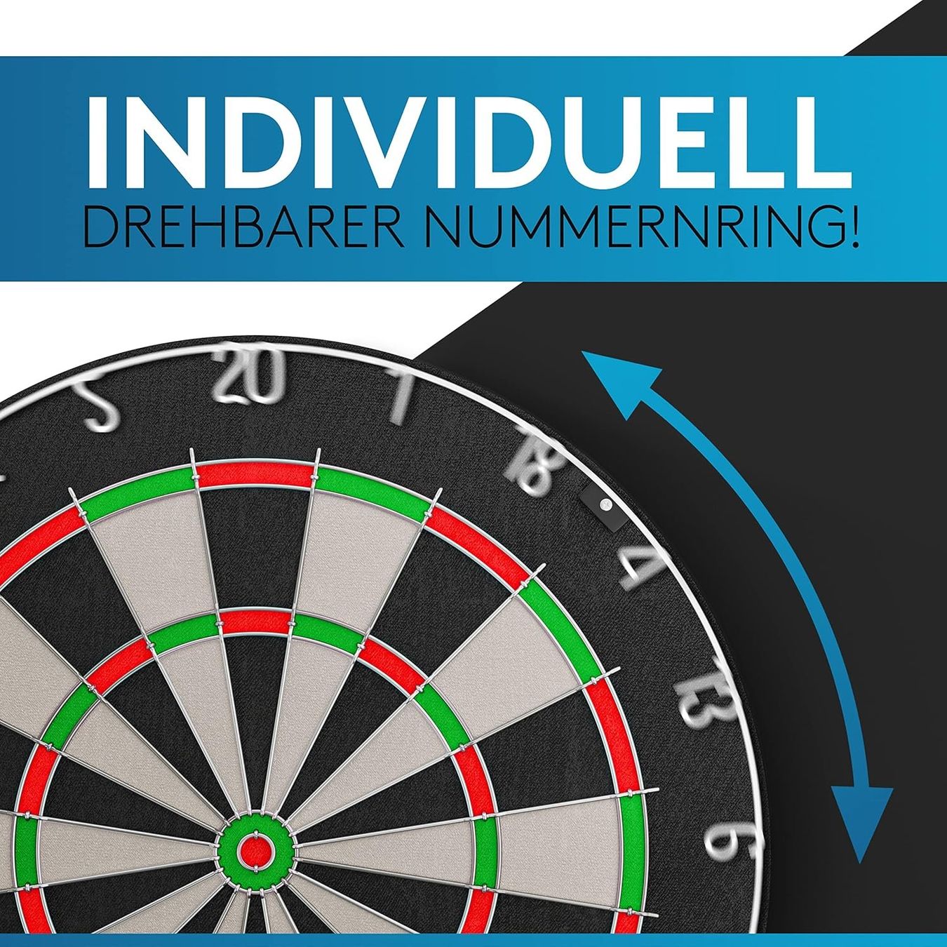 Tiro con l'arco: DartPro - DAS ORIGINAL - Dartscheibe mit Pfeilen – Nuovo e nell'imballaggio originale da Nuglar venduto da SaleRitter 4