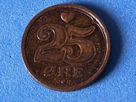 Denmark - 25 Øre - Margrethe II 1990