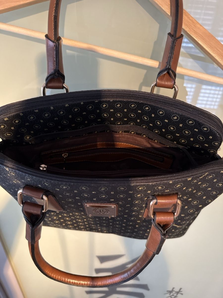 Borse da donna: Handtasche, neuwertig, braun/schwarz – Nuovo e nell'imballaggio originale da Spreitenbach venduto da nuvola90 1