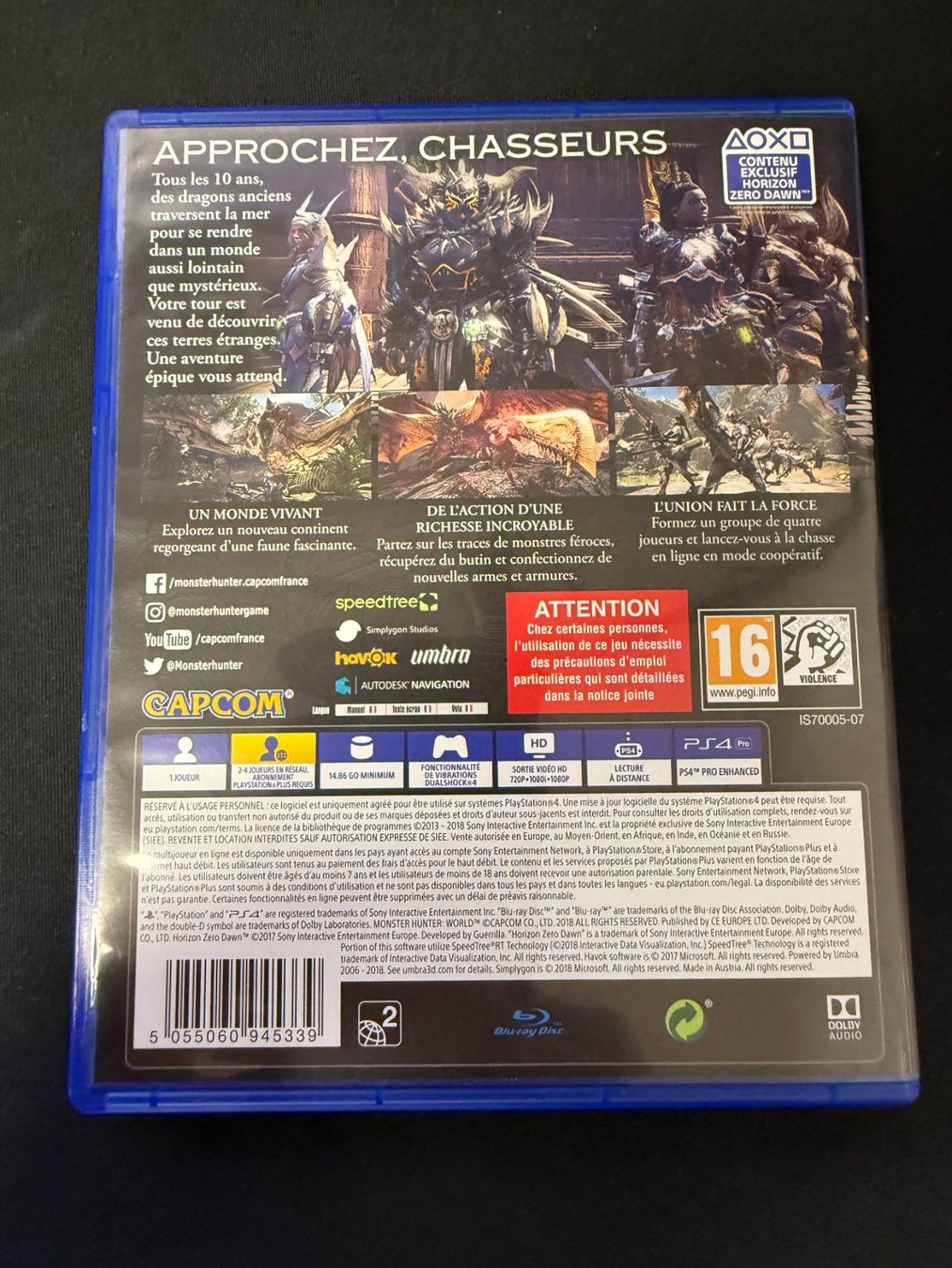 Sony Giochi: Monster Hunter World - PS4 – Usato da Pont-de-la-Morge venduto da Darfal 2