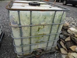 IBC Regenwasser Regen Wasser Tank 1000 Liter