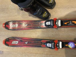 Ski 100cm und Skischuhe 251 mm