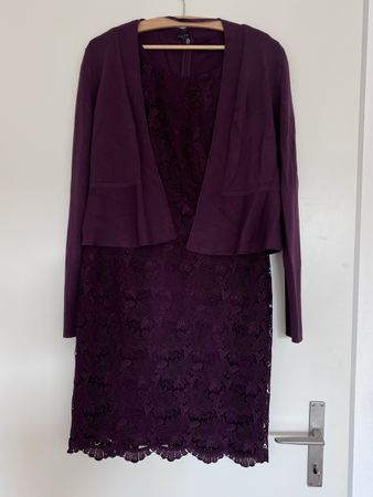 s.Oliver Kleid mit Bolero bordeaux Grösse 38