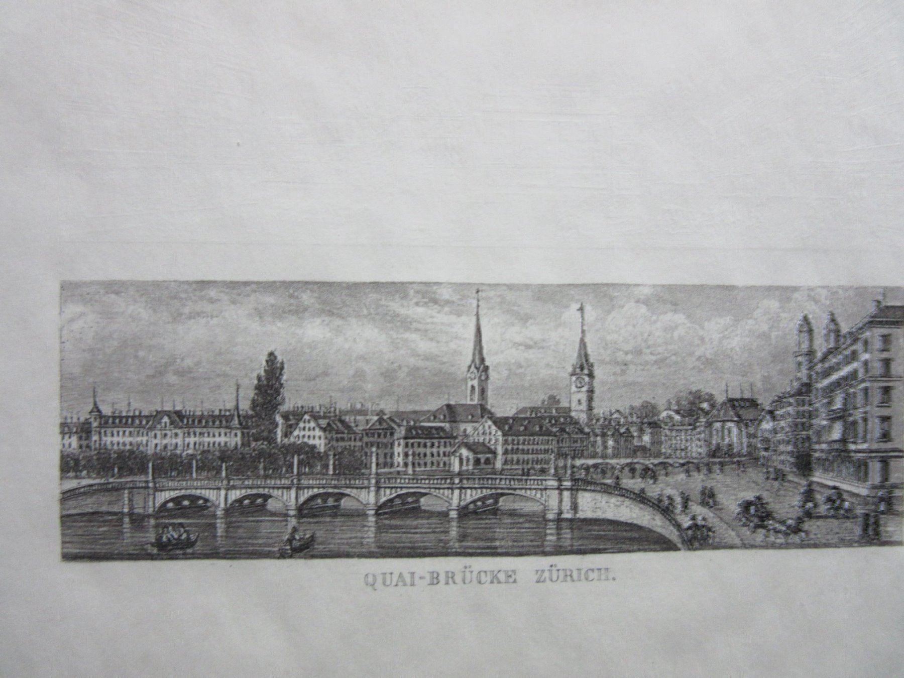 Incisioni: ZÜRICH    AQUATINTA – Usato da Gersau venduto da grafik-kunst