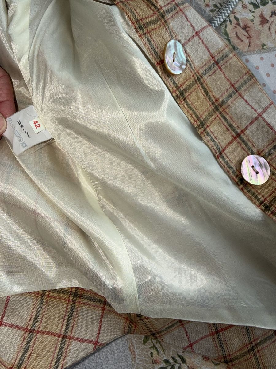Jacken: Jacke Leinen JAHRESZEITEN 42 – Neu (gemäss Beschreibung) aus Dornach von samuti 6