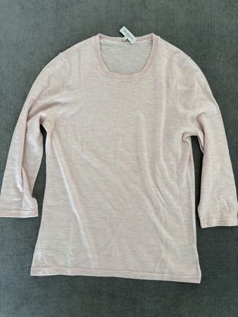 Eric Bompard Kaschmir/Seide Pulli, zartrosa, Gr. M