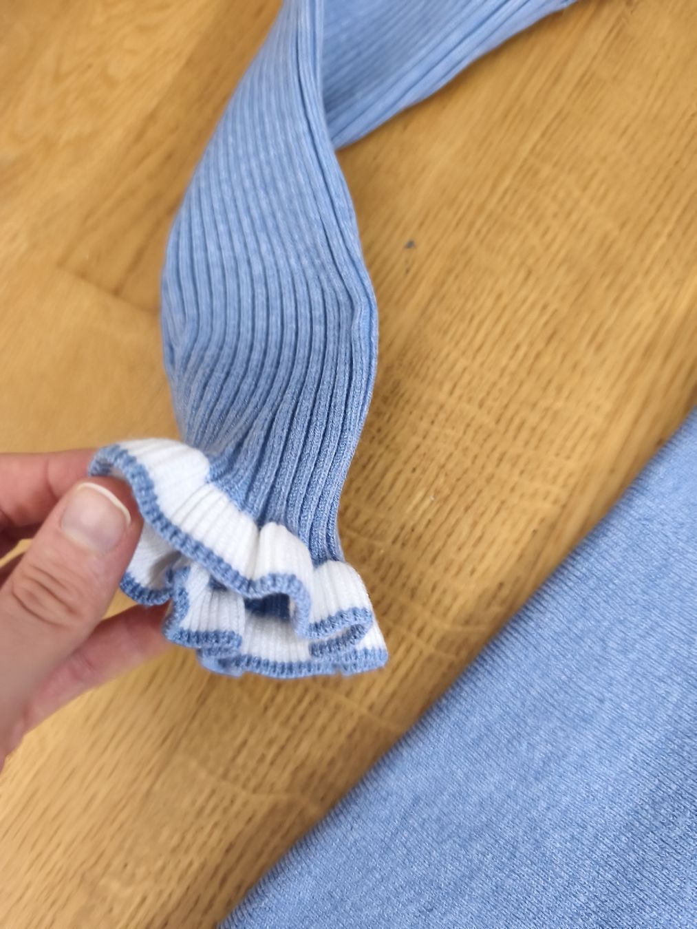 Kleider: romantisches hellblaues Strickkleid Gr.S/M – Gebraucht aus Näfels von ChocolateMuffin 2