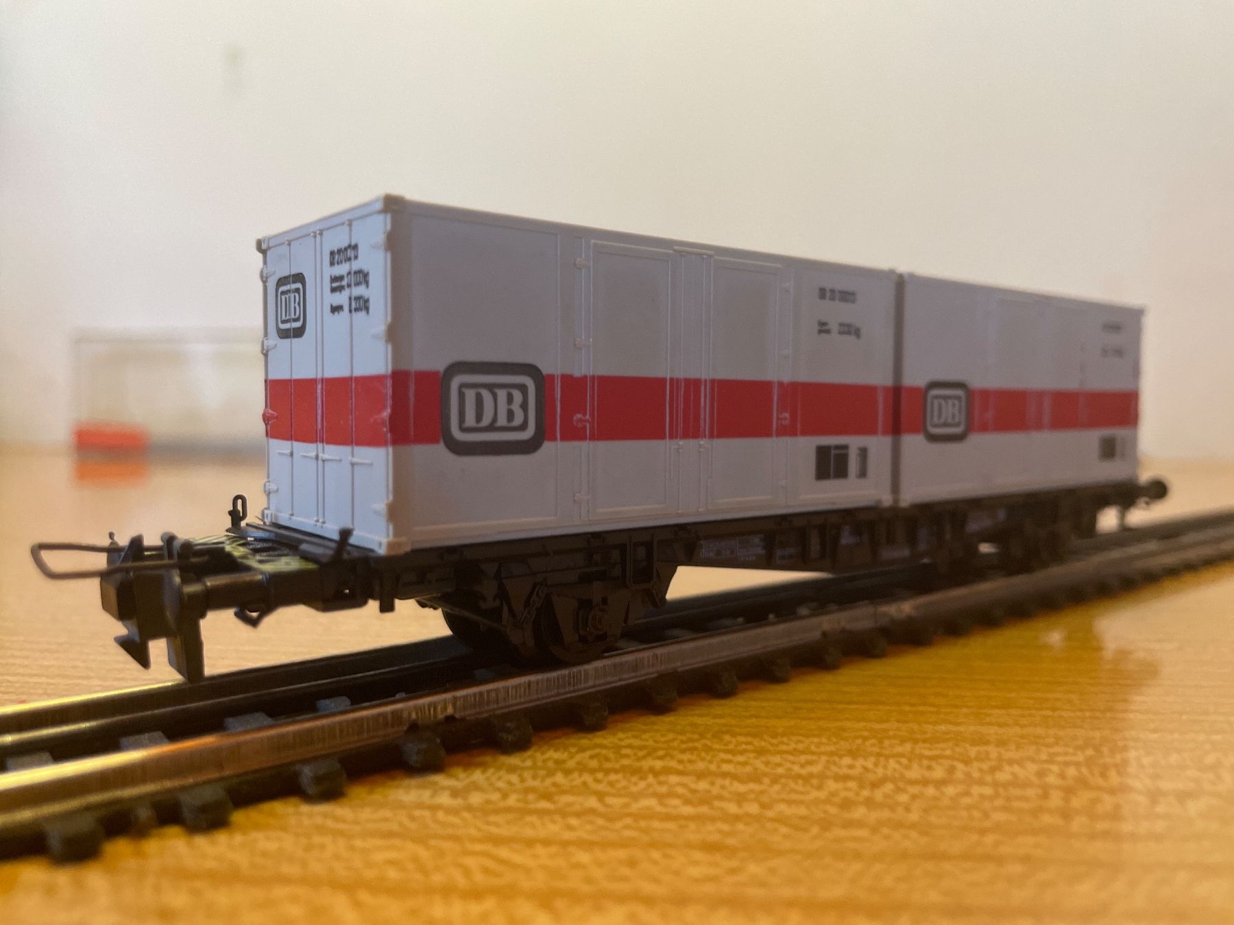 Modellini di ferrovie: Röwa Supermodell H0 2334 Güterwagen DB – Usato da Suhr venduto da Daneli7