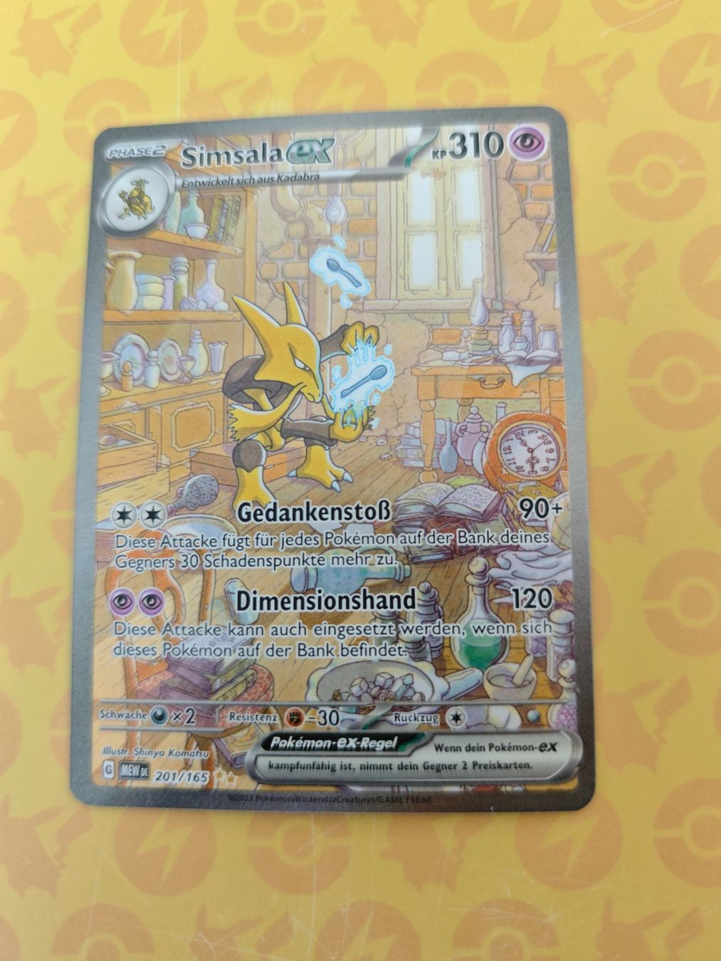 Pokémon Carte collezionabili: Simsala ex #201 Pokemon 151 – Usato da Oberrohrdorf venduto da Benjamin_Lieber