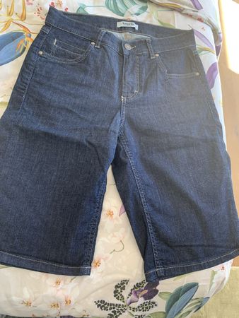 Jeans Shorts Angels dunkelblau Grösse 36 Baumwolle neu