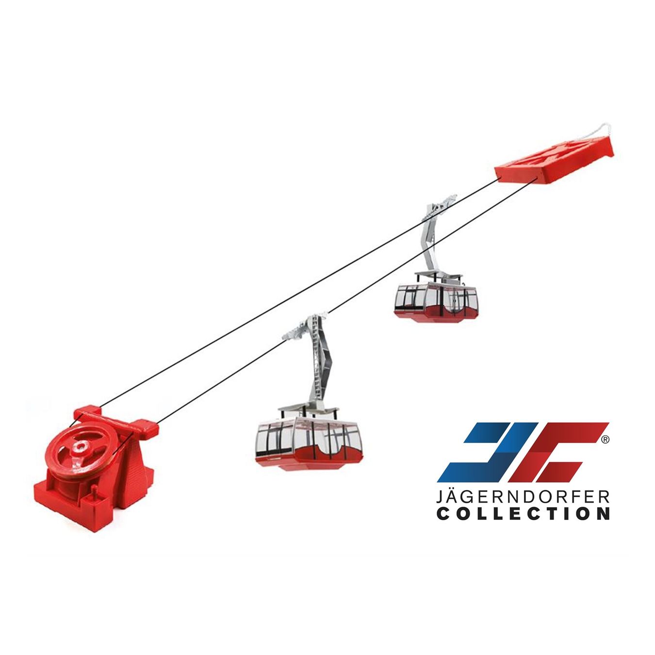 Kit di modellismo & Modellini statici: Pendelbahn 2 Gondel elektrisch rot 1:32 – Nuovo e nell'imballaggio originale da Wettingen venduto da Swala 3