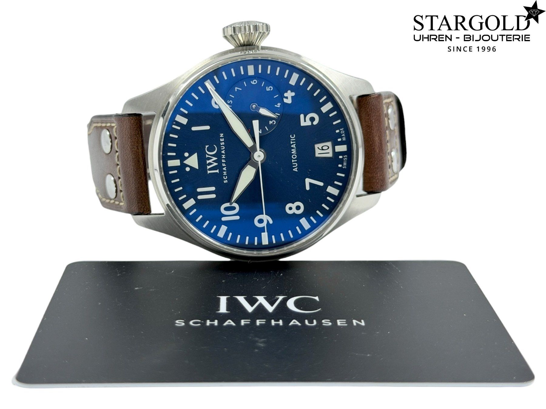 IWC Uhren: IWC Fliegeruhr Big Pilot - IW501002 – Gebraucht aus Zürich von Stargold-Uhren 9